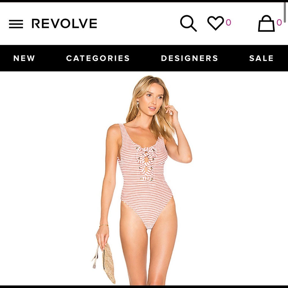 Revolve Mara Hoffman Patriotic One Peice